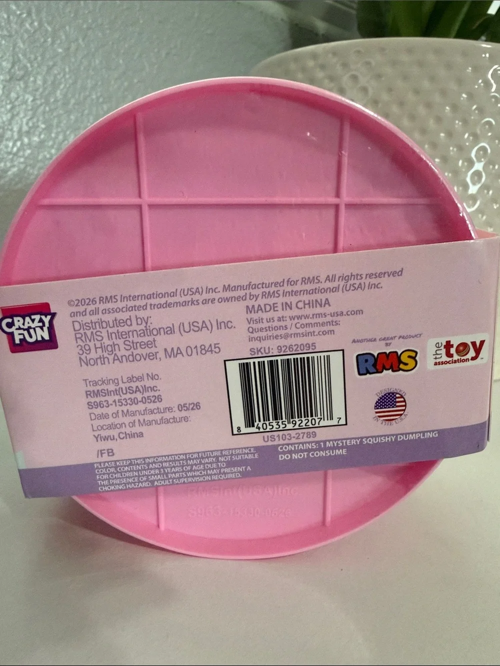 Crazy Fun-RMS Mystery Dumpling Cotton Candy Edition Collectible